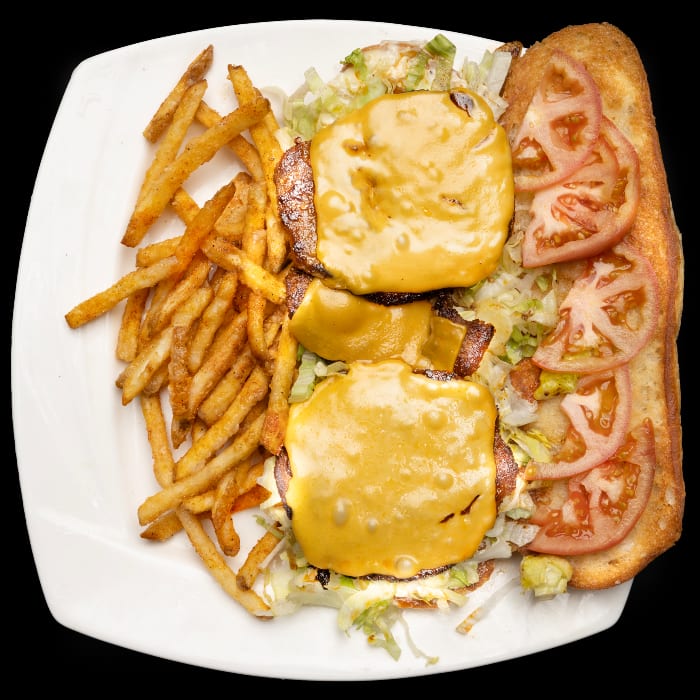 Hot Sausage Patties Poboy.